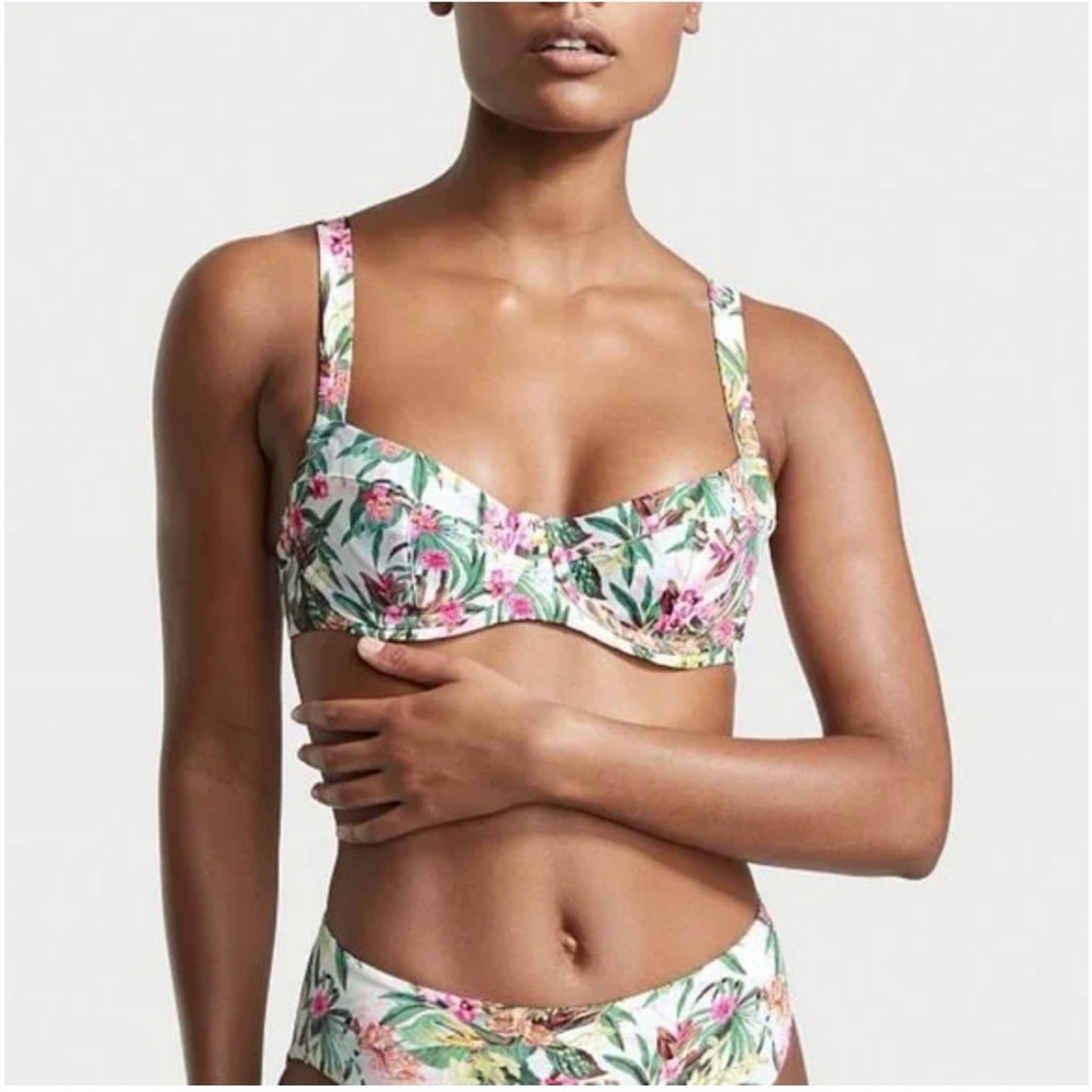 Victoria's Secret Floral top  - Pink and Green